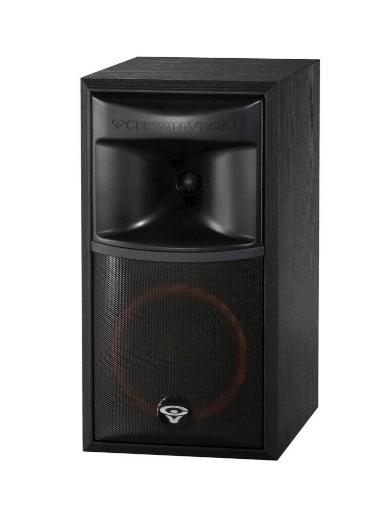 Cerwin Vega - Cerwin-Vega XLS-6 6 1/2 2-Way Home Audio Bookshelf Speaker - Black