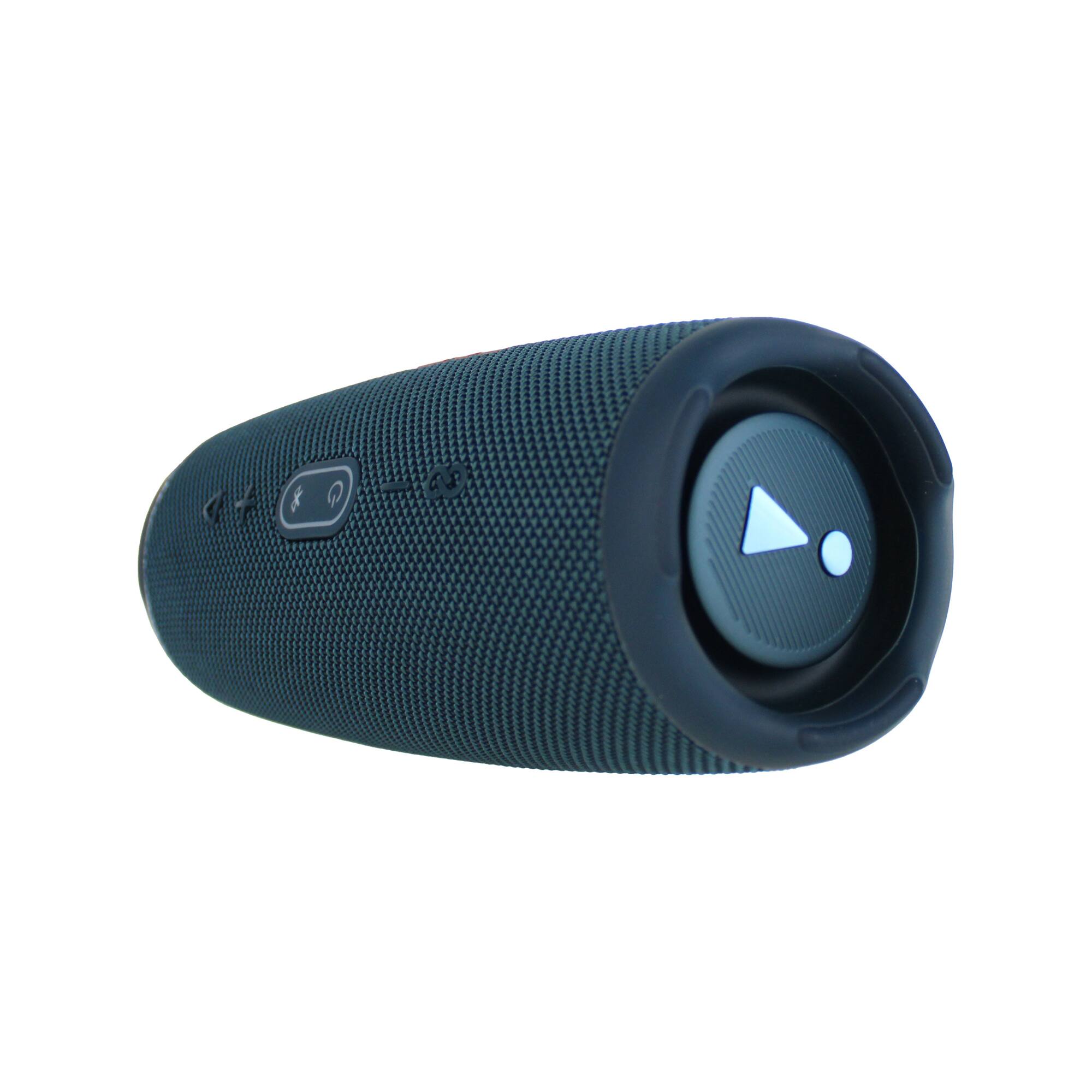 Back. JBL - JBL Charge 5 Portable Wireless Bluetooth Speaker with IP67 Waterproof with Case (Blue) - Blue.