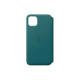 Apple - Leather Folio (for iPhone 11 Pro Max) - Peacock