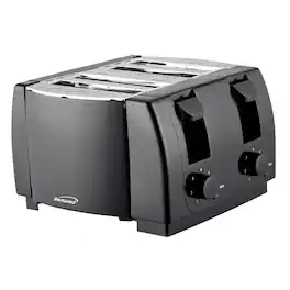 Brentwood - Cool Touch 4 Slice Toaster - Black