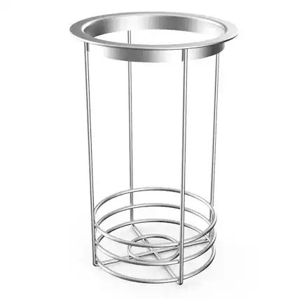 Front. ZWILLING - ZWILLING Enfinigy Stainless Steel Baby Bottle Insert for Glass Kettle - Stainless Steel.
