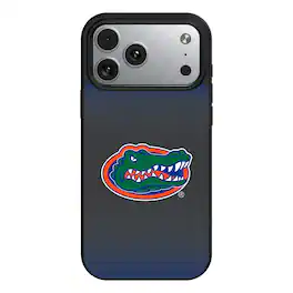 Keyscaper - NCAA - Florida Gators Linen Logo iPhone Magnetic Bump Case - 15 - Black