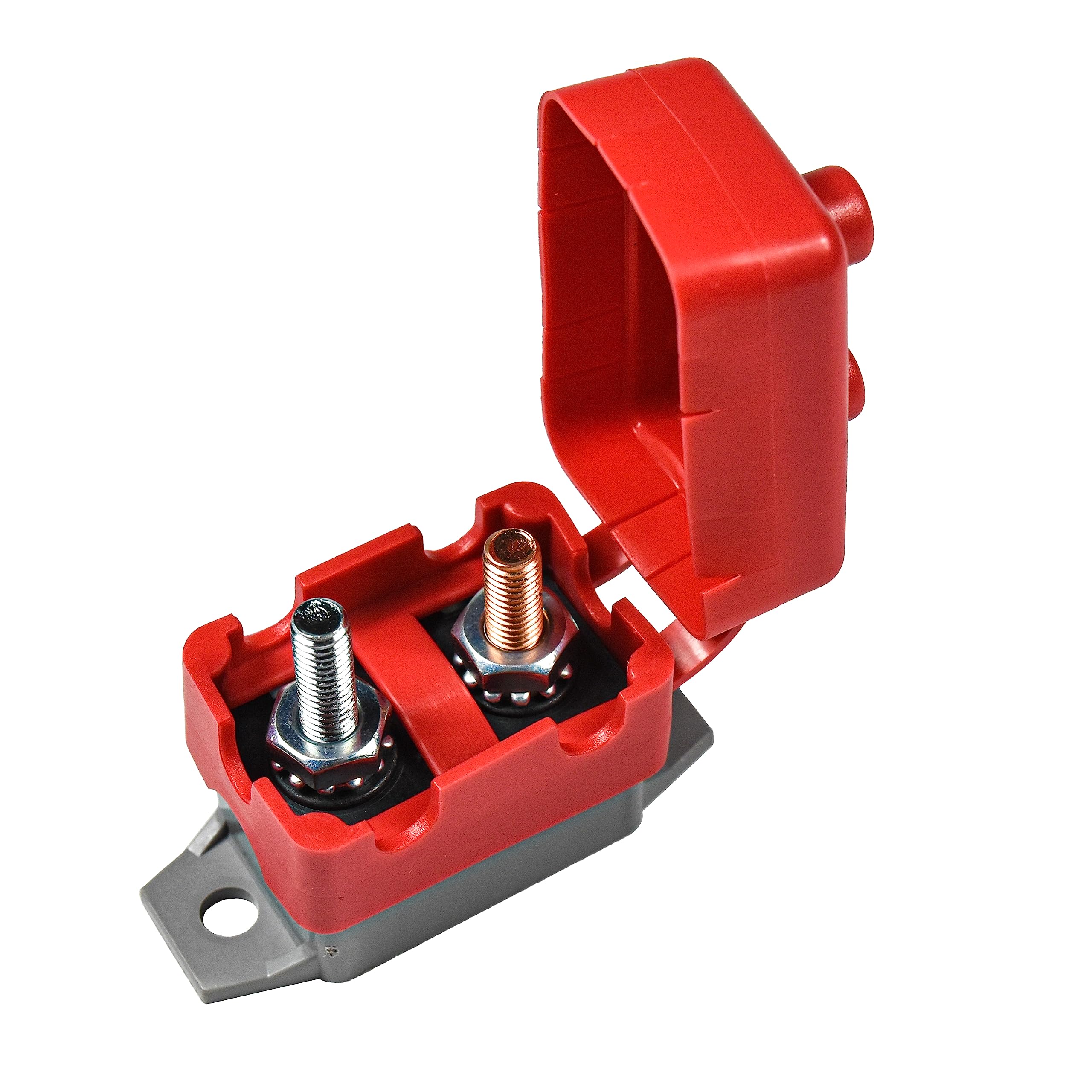 HQRP - 30 A Automatic Reset DC Circuit Breaker 12-24 V Type 1 Thermal Overload Protector with Cover UL Listed - Red price history on PriceWatchPro