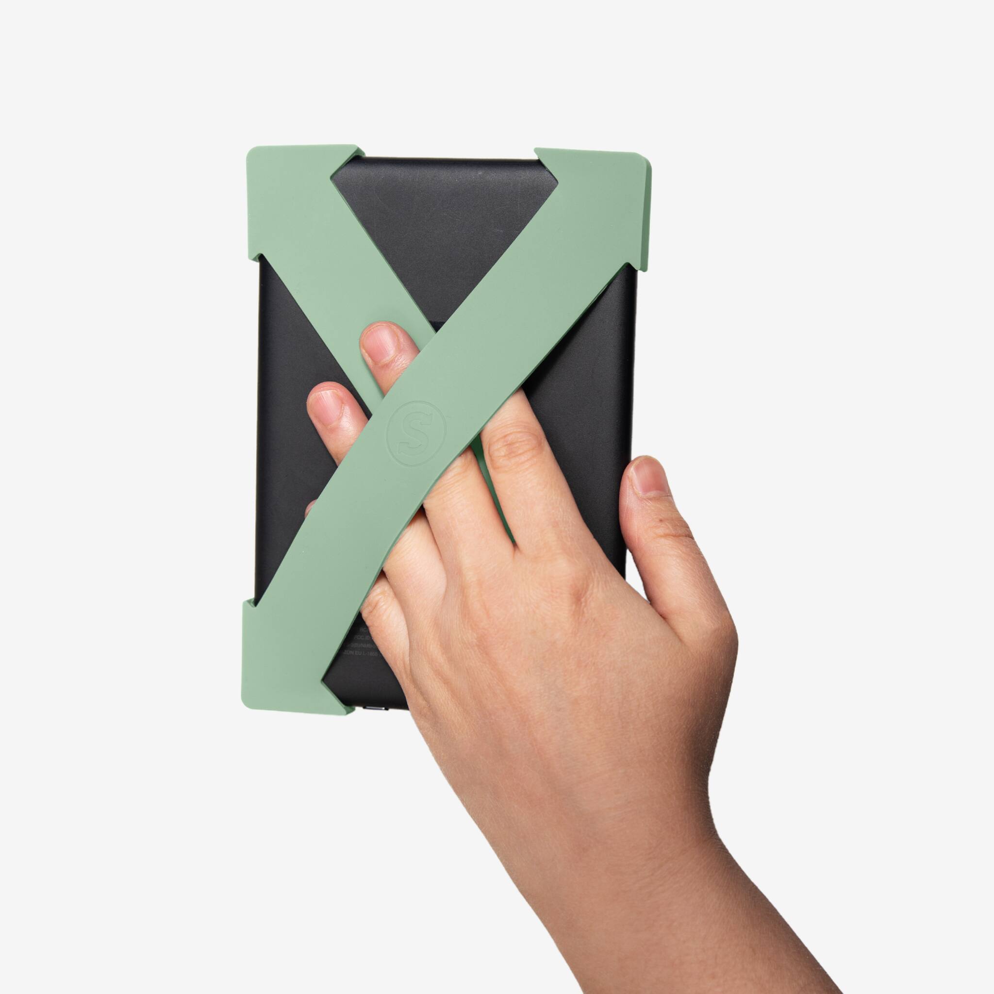 Front. Strapsicle - Strapsicle - Hand Strap for Kindles & Kobos - Paperwhite 7-10 Gen + Most Kobo - 2 Straps - Large - Sage Green - Sage Green.