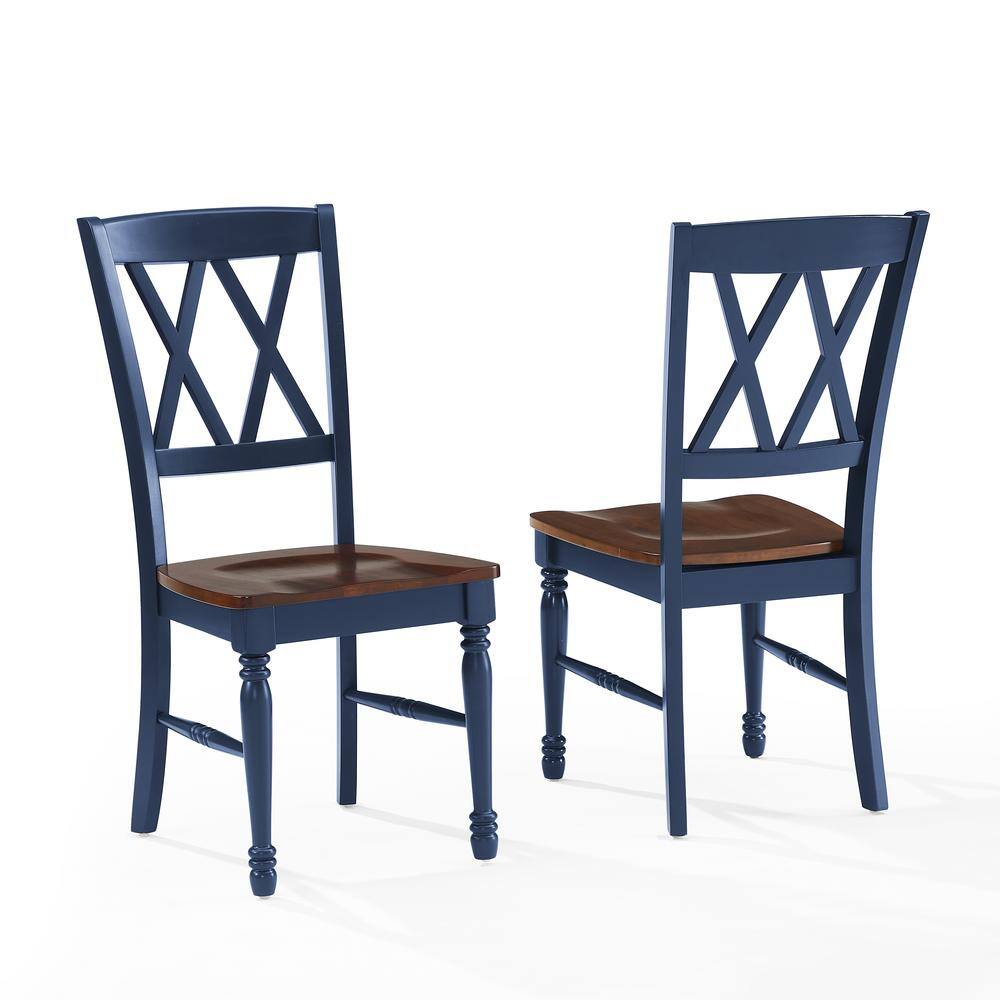 Crosley Furniture - Shelby 2-Piece Dining Chair Set - Blue