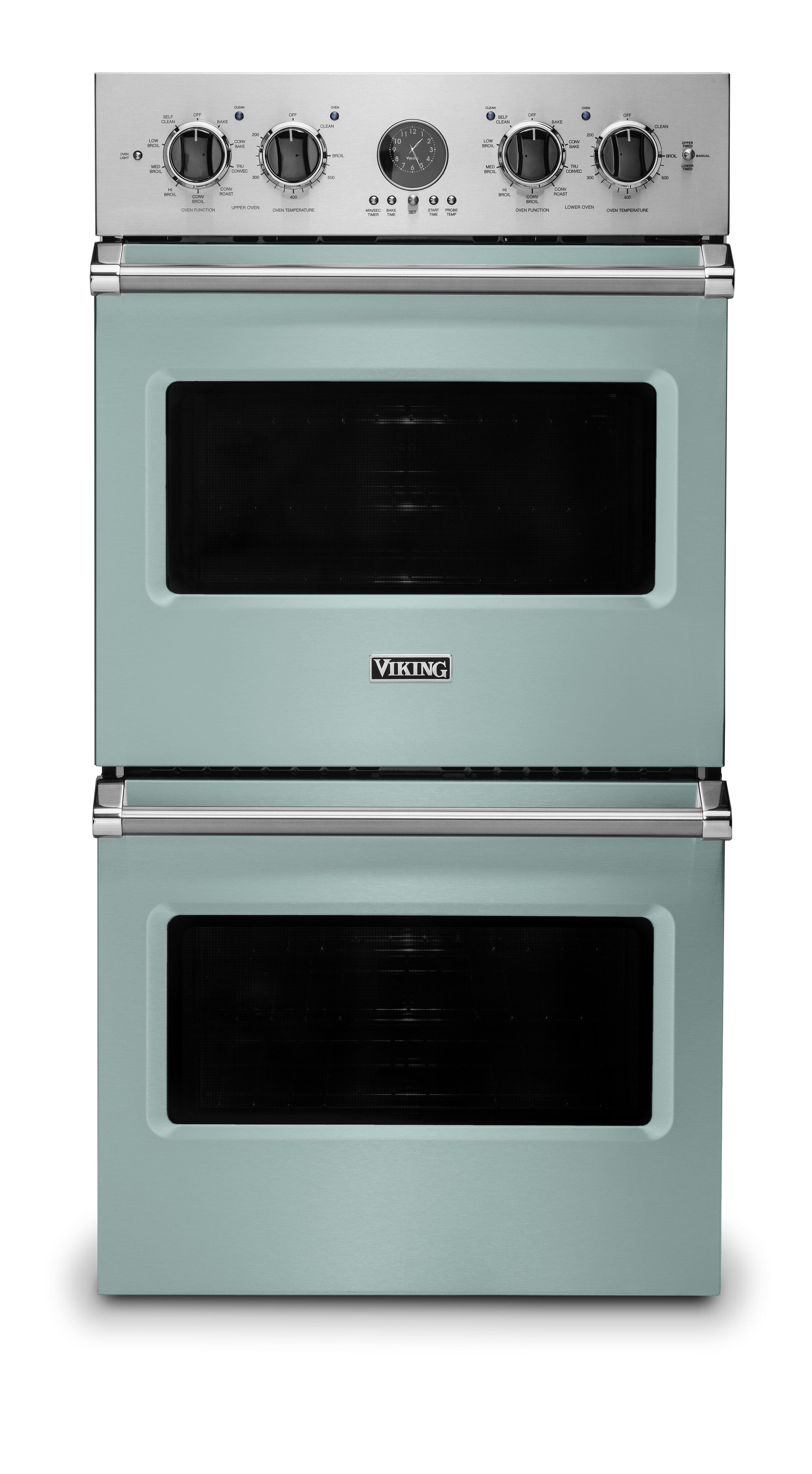 Viking - 27" Built-in Electric Double Wall Oven - Splash - Front_Zoom
