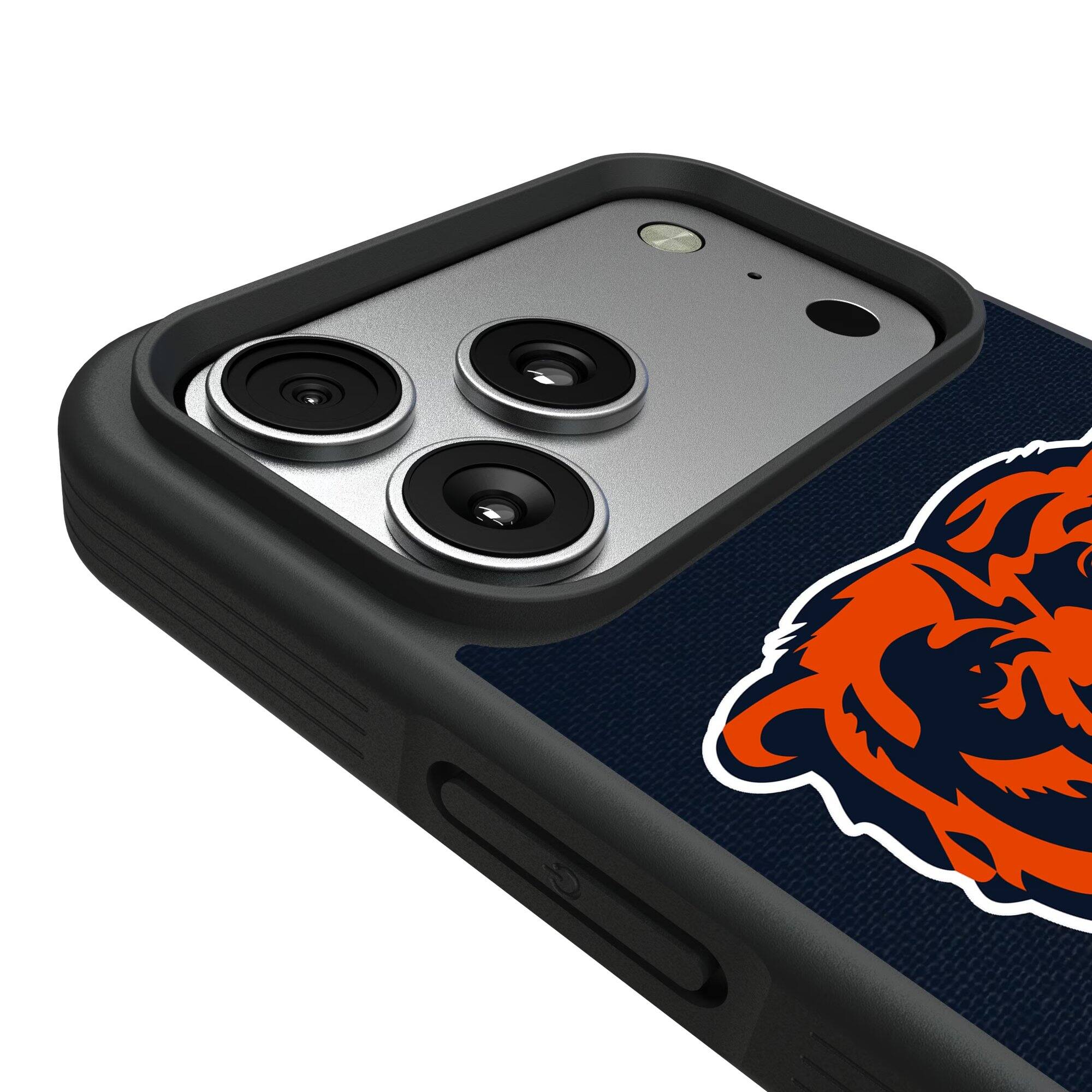Alt View 2. Keyscaper - Chicago Bears Bump Case with 8.2ft Drop Protection - 15 - Multicolor.