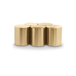 Meridian Furniture - Dimple Coffee Table - Gold