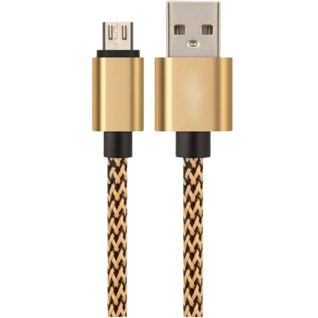 Sanoxy - 1M / 3FT Micro USB Fast Charger Data Sync Cable Cord - Gold