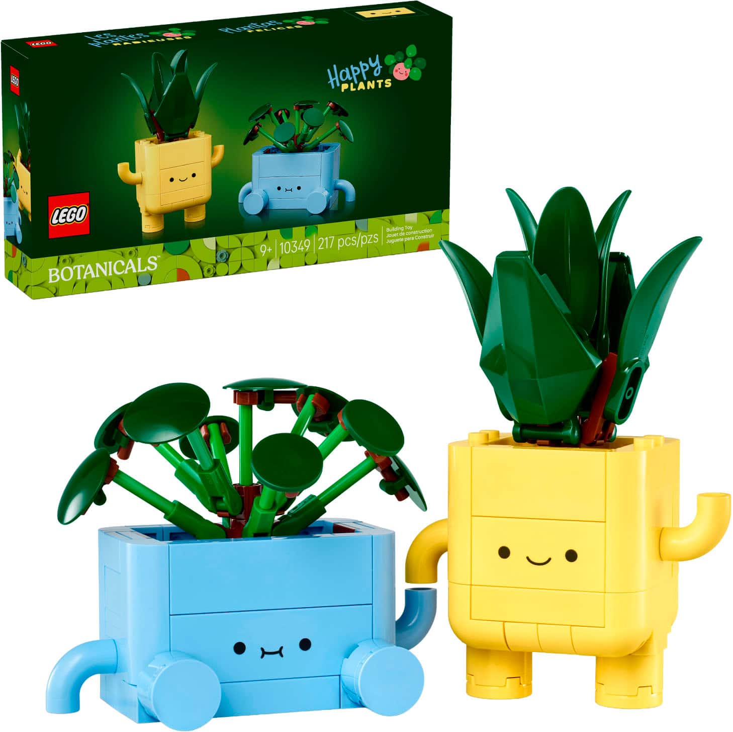 LEGO - Botanicals Happy Plants Toy for Kids 9+ 10349 - Front_Zoom