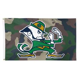 WinCraft - Notre Dame Fighting Irish 3' x 5' Single-Sided Deluxe Camo Flag - Multicolor