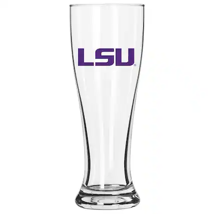 Front. Logo Brands - LSU Tigers 16oz. Game Day Pilsner Glass - Multicolor.