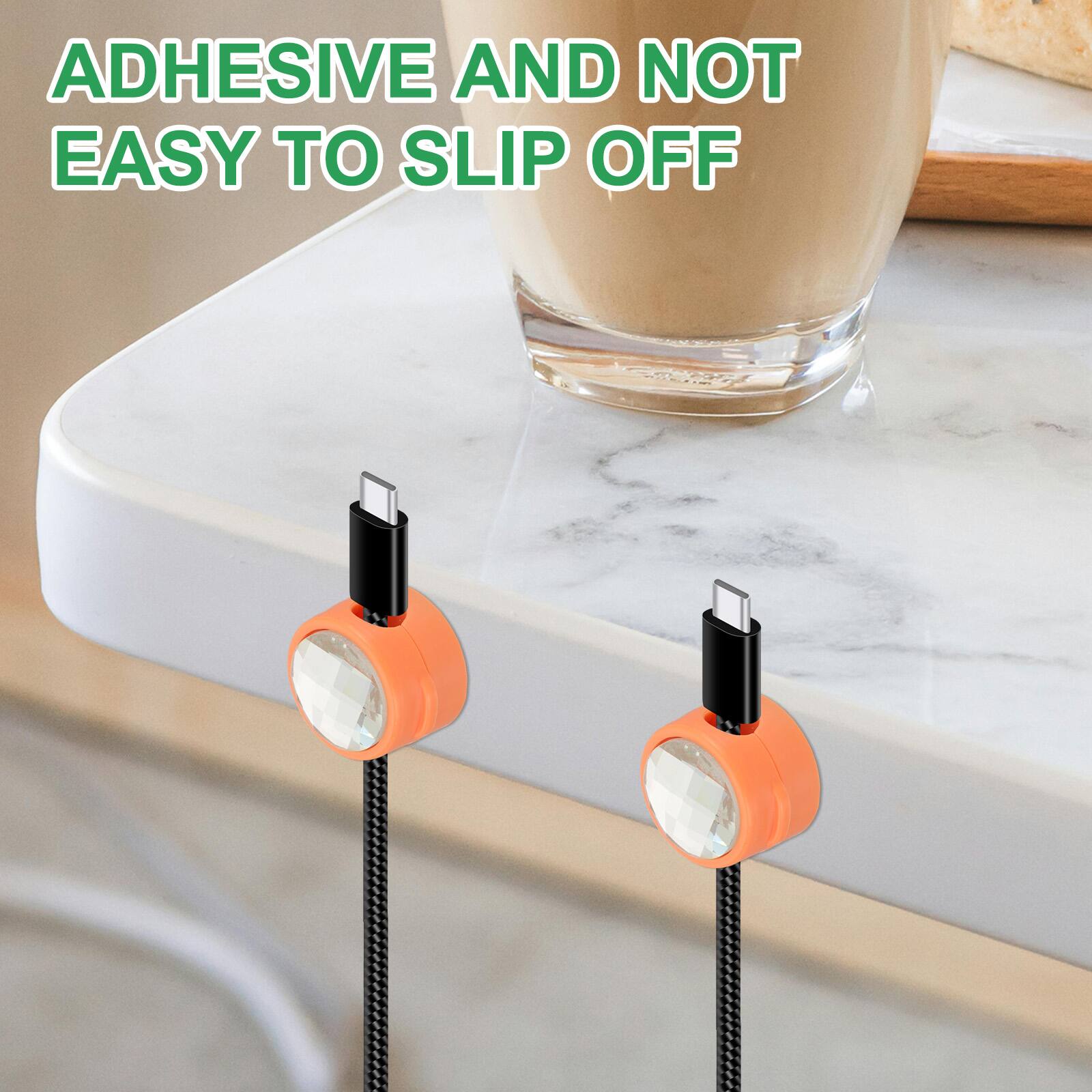 ADHESIVE AND NOT EASY TO SLIP OFF