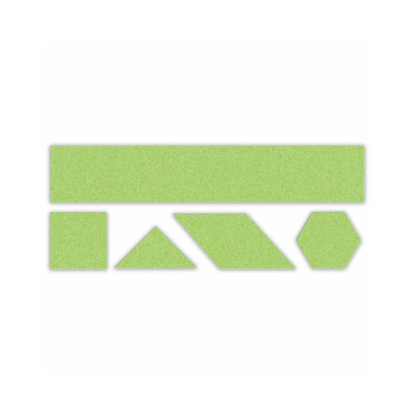 Left. AccuQuilt - June Tailor Quarter Cut Ruler - White.