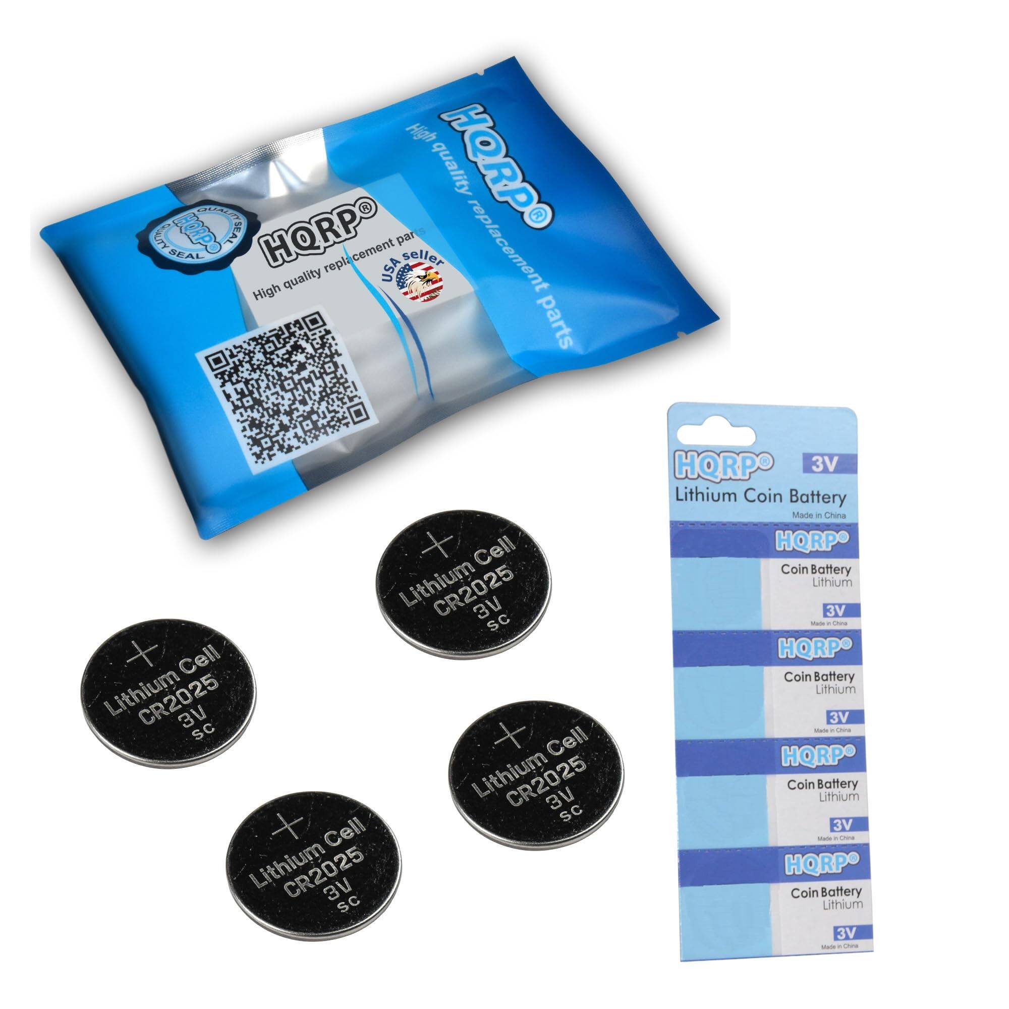 High quality replacement parts  
HQRP  
Lithium Coin Battery  
3V  
CR2025  
Made in China