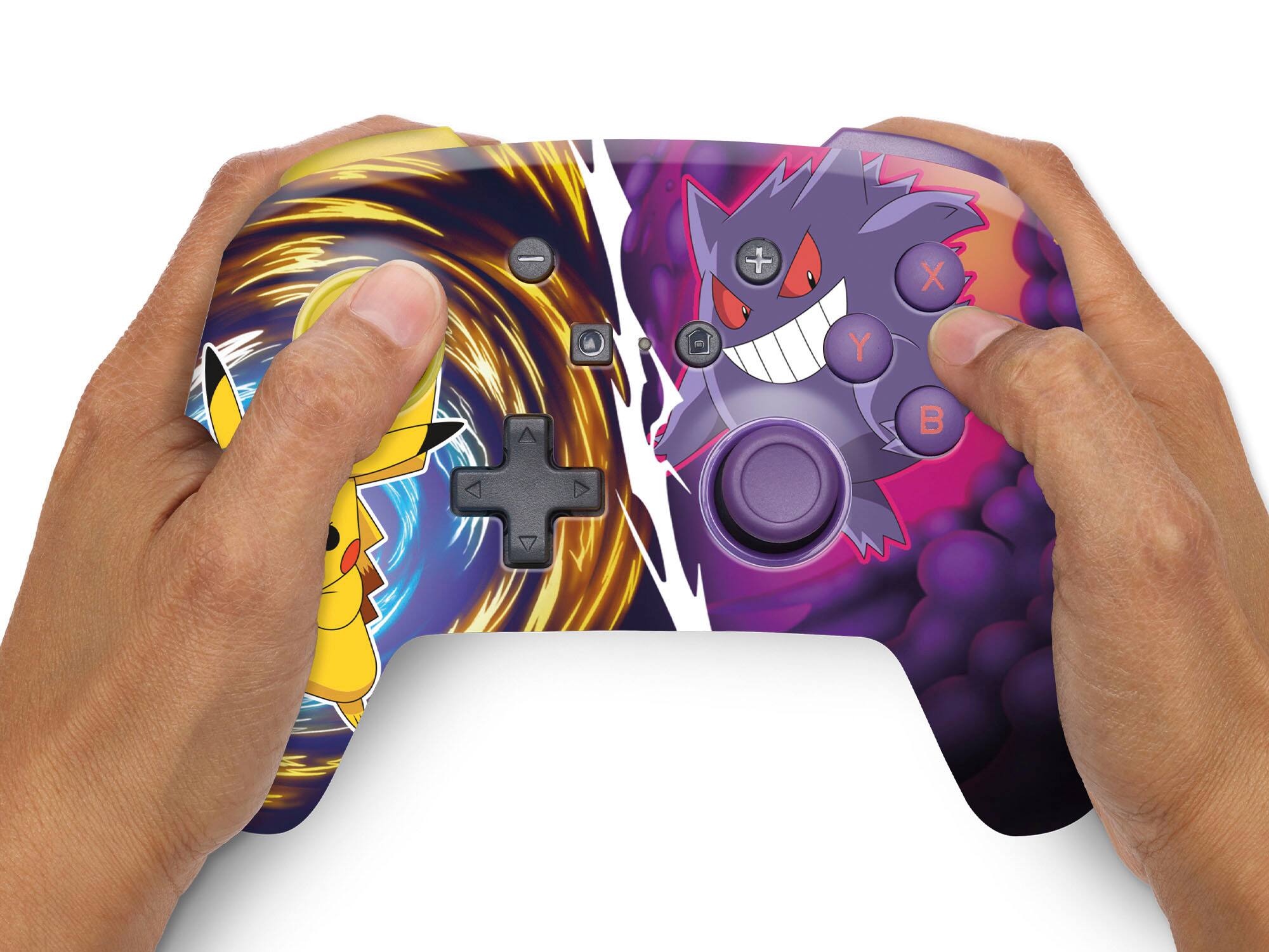 Alt View 23. PowerA - Enhanced Wireless Controller for Nintendo Switch, Nintendo Switch 2 - Pikachu vs. Gengar.