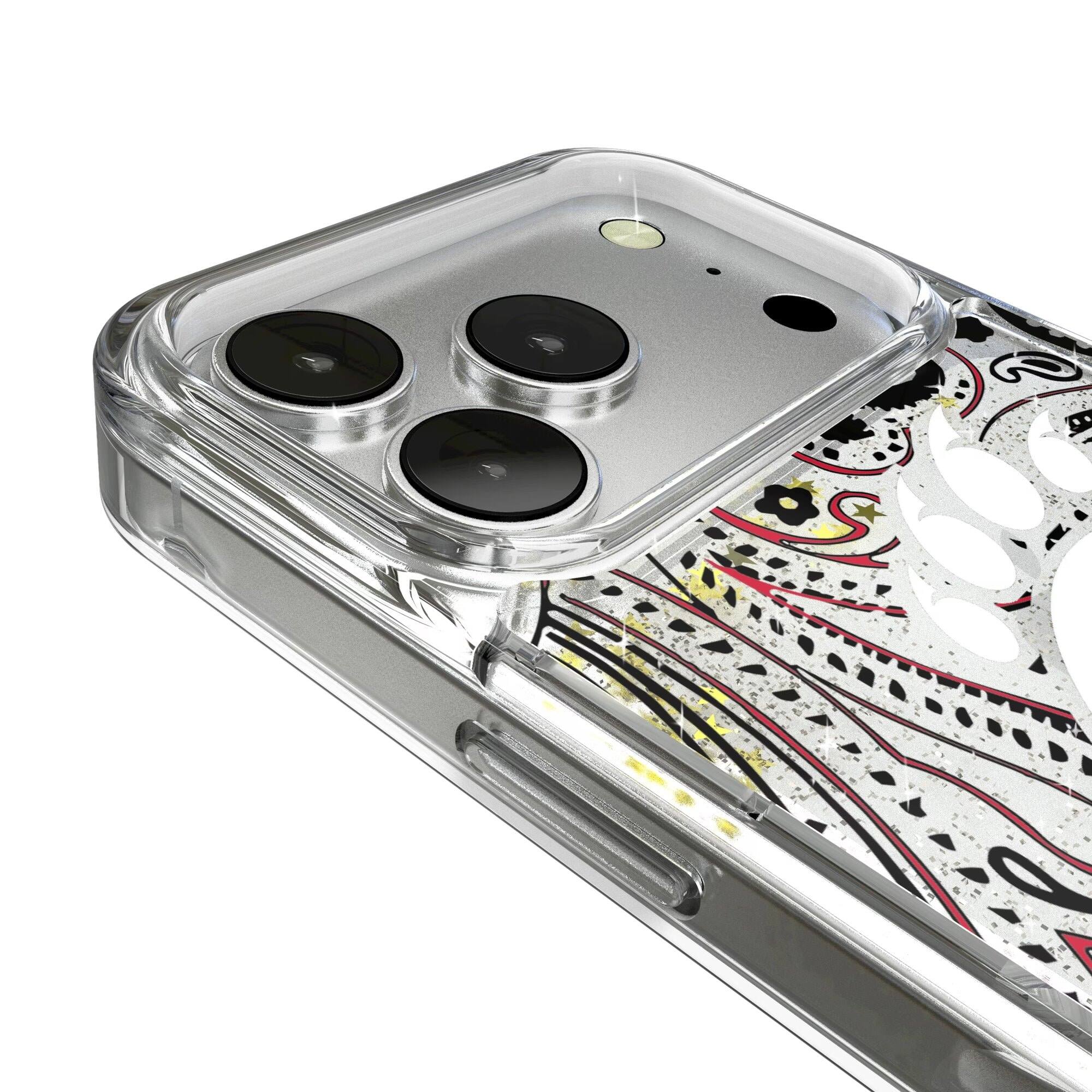 Alt View 2. Keyscaper - Cincinnati Bearcats iPhone Glitter Paisley Design Case - 14 - Multicolor.