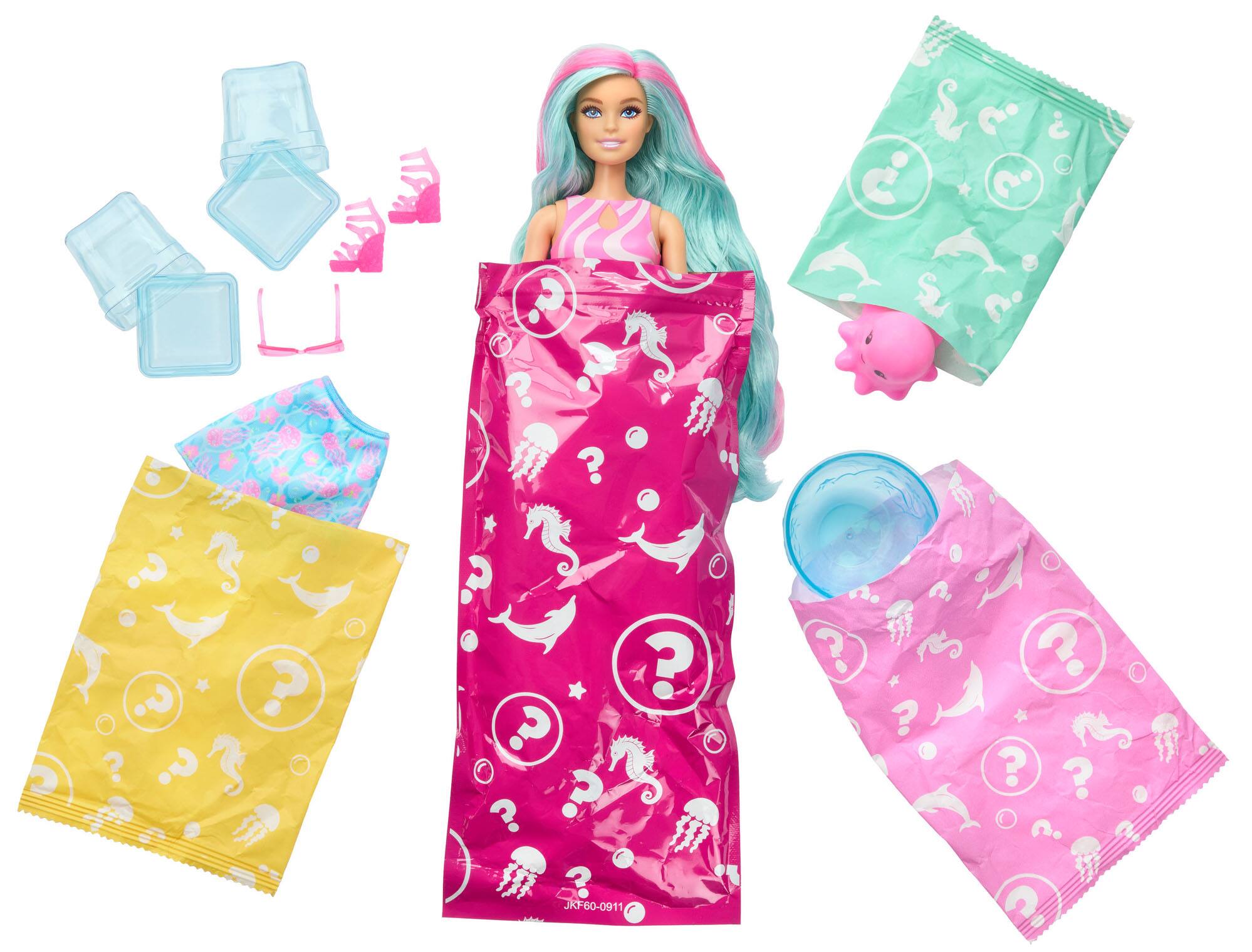 Alt View 3. Barbie - Pop Reveal Sea Slushy Doll.