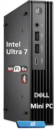 Dell - Upgraded - Pro Desktop - Intel Core Ultra 7 - 16GB Memory - 1TB SSD - Black