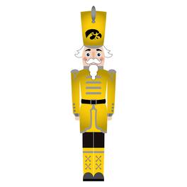 Fan Creations - Iowa Hawkeyes 46" Nutcracker Leaner - Multicolor