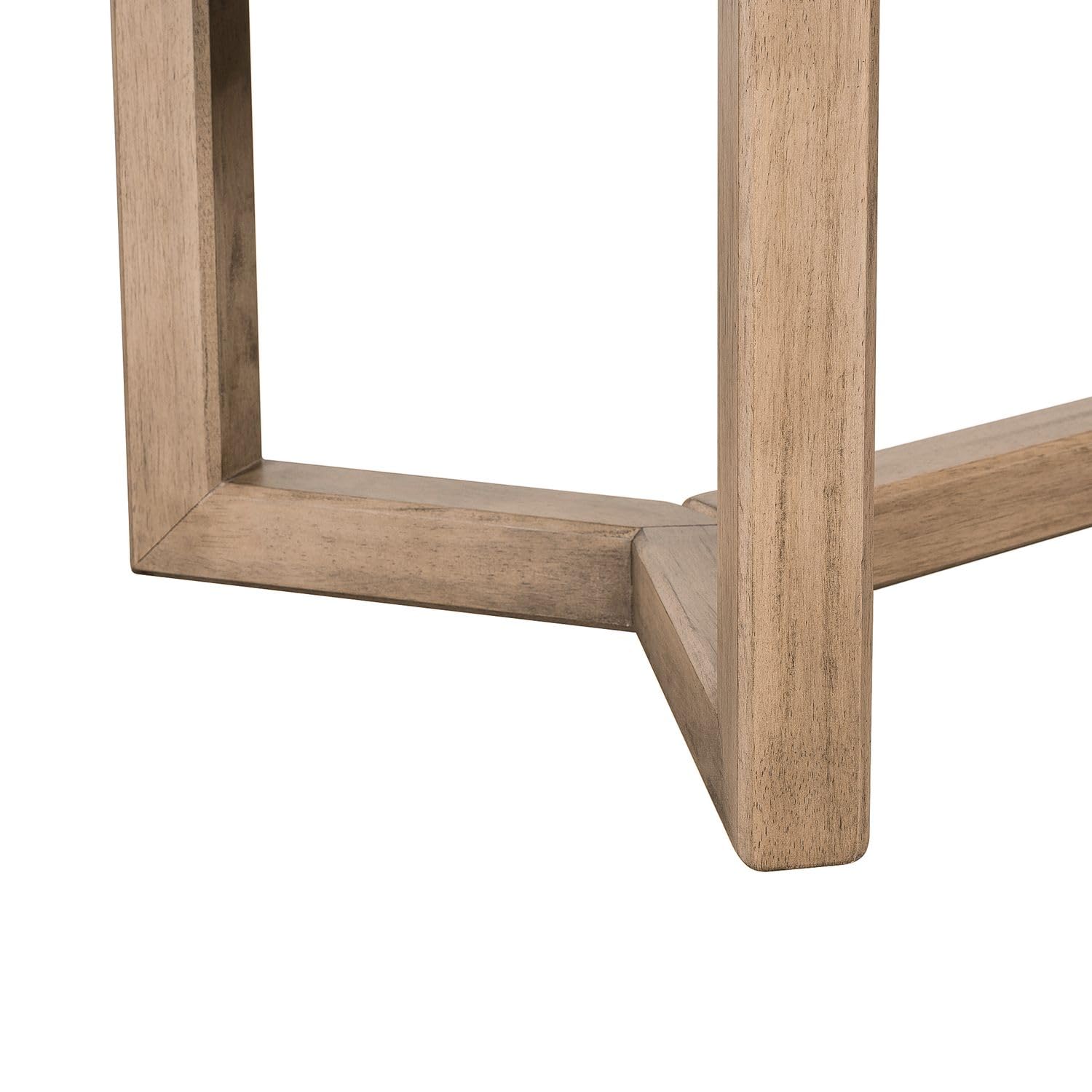 Alt View 3. Liberty Furniture Industries - Living Room Rectangular Cocktail Table Center Trestle - Barley Buff Birch Wood - Barley Buff.