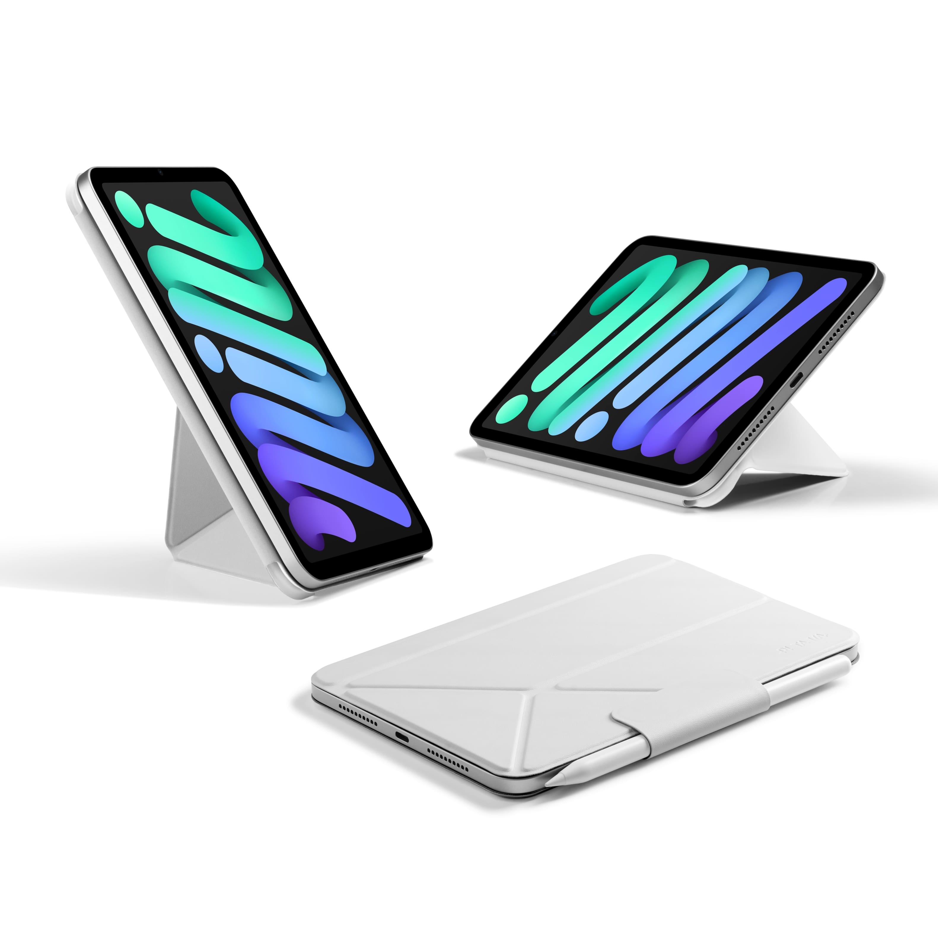 Pitaka - iPad mini A17 Pro Case, 5 Intuitive Angles, Portrait/Landscape iPad mini 7/6 Case with Pencil Holder, Auto Wake/Sleep - White price history on PriceWatchPro