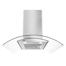 RCA - 30 inches - Convertible - Wall Range Hood - Stainless Steel
