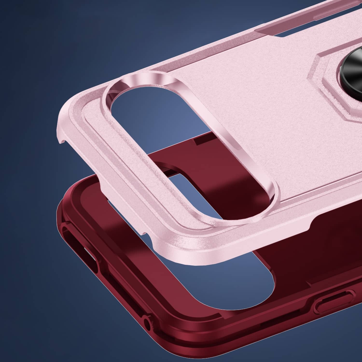Alt View 17. SaharaCase - Raider Series Heavy-Duty Case for Google Pixel 9 and 9 Pro - Desert Rose.