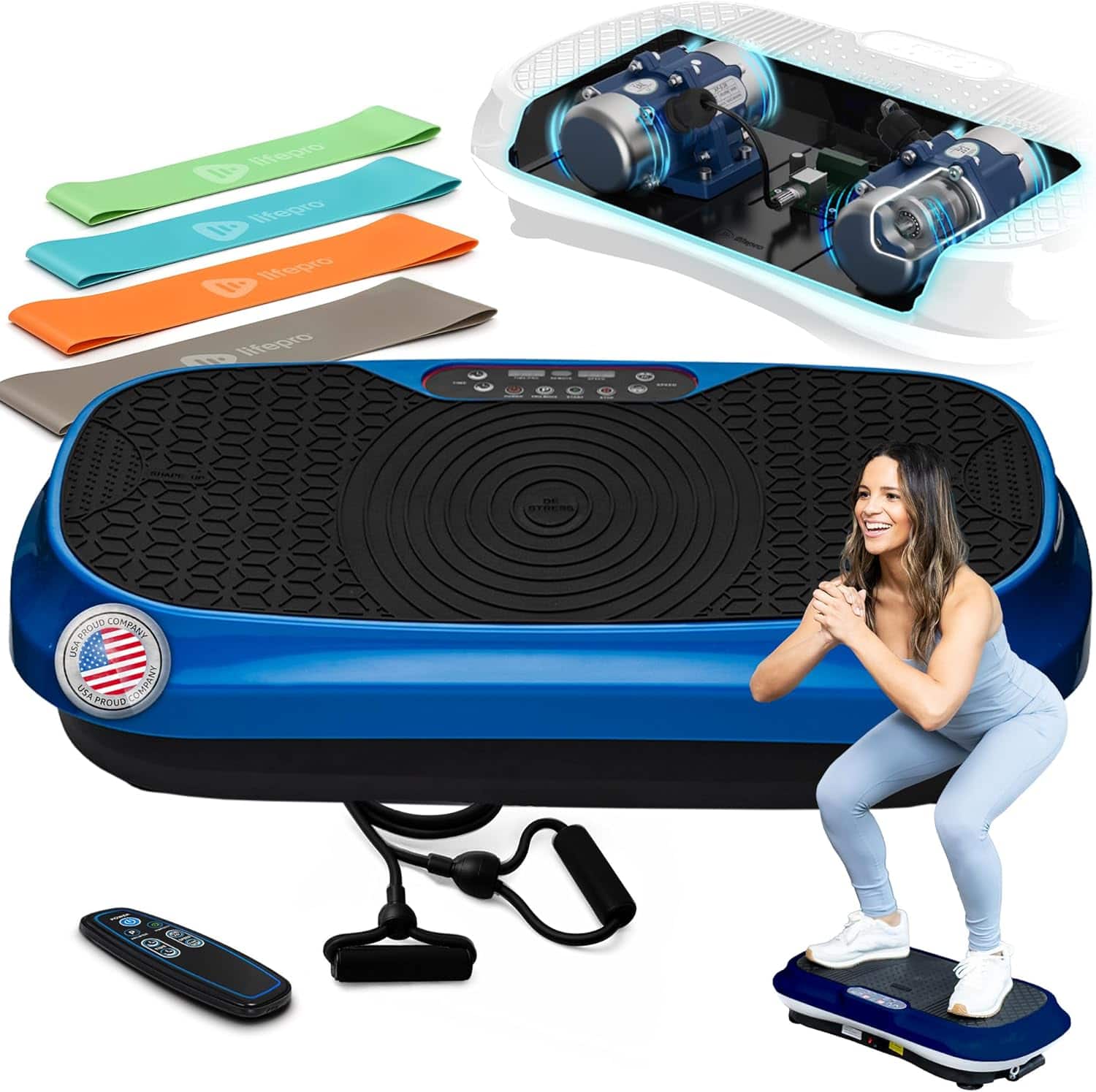 LifePro Waver Mini Vibration Plate – Whole Body Exercise Machine