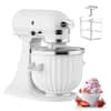 Front. Gvode - Gvode Ice Cream Maker Attachment, Compatible with KitchenAid®, Leak-Proof Bowl, Sorbet/Gelato/Yogurt - White.