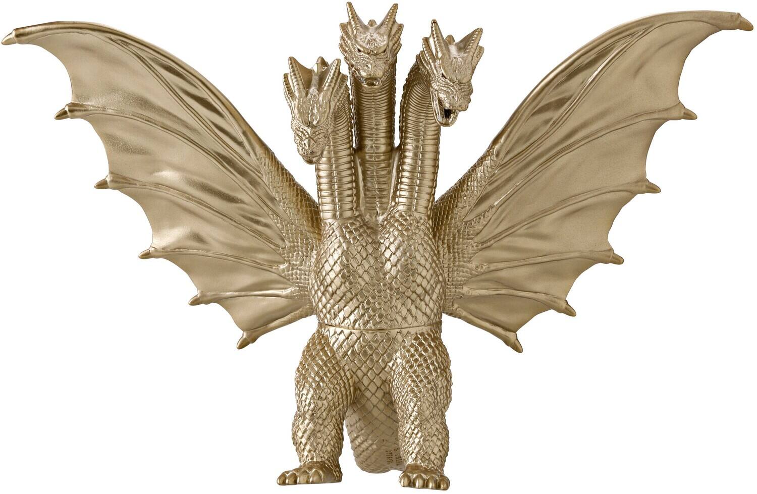 Alt View 1. Bandai - Bandai - Godzilla Monster Series - King Ghidorah (1991) Figure   - Collectibles - Multicolor.