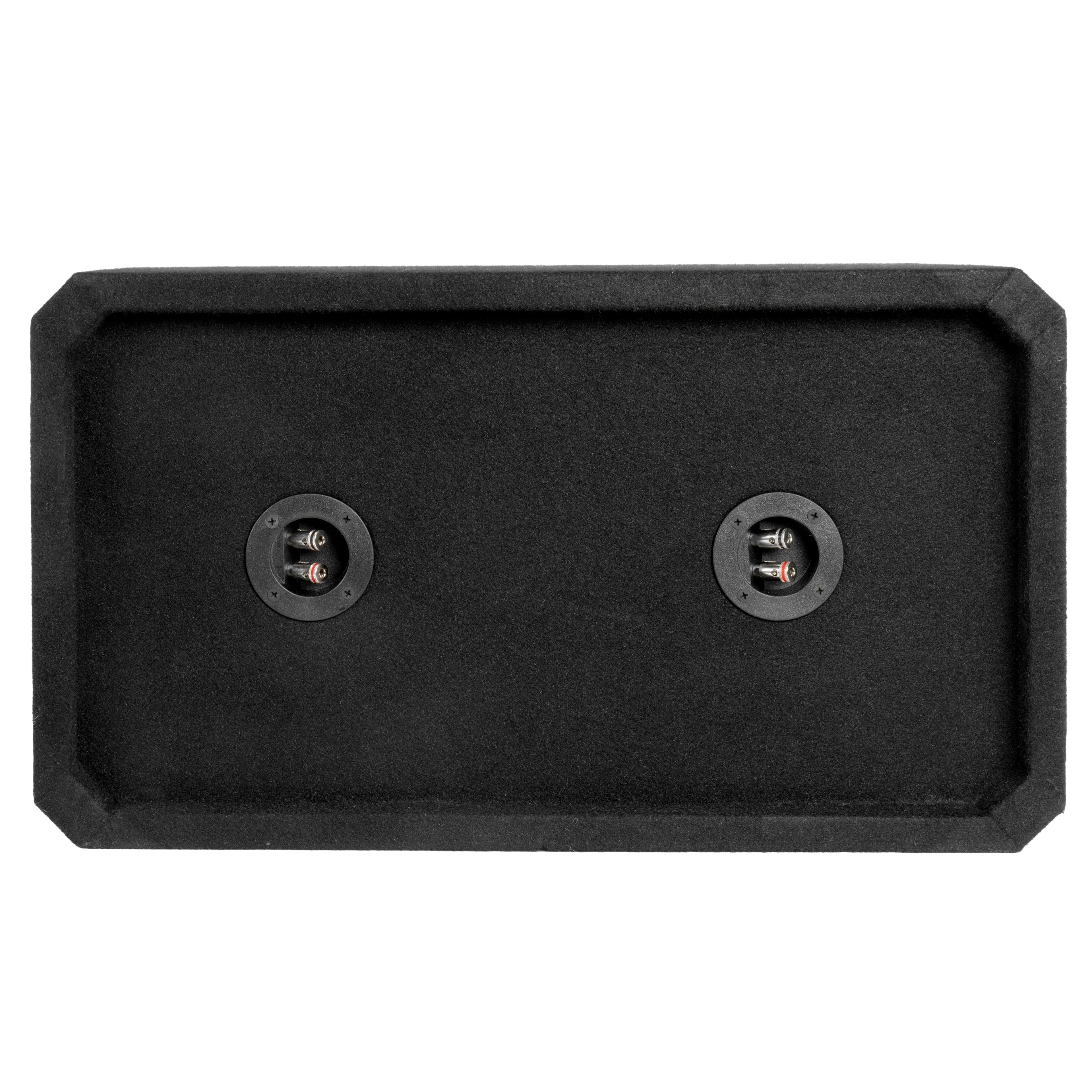 Alt View 1. NVX - NE102S Dual 10" Sealed 3/4" MDF Subwoofer Enclosure.