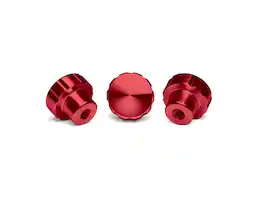 WeatherTech - Solid Billet Aluminum Knobs for CupFone | 3 Pack - Red