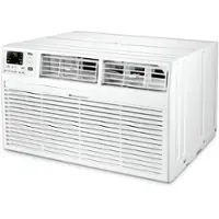 TCL - 350 Sq. Ft. 8,000 BTU Smart Through-the-Wall Air Conditioner with Wi-Fi and Remote - White - Front_Zoom