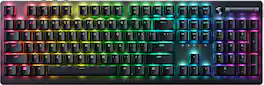 Razer - DeathStalker V2 Full Size Wired Optical Linear Gaming Keyboard with Low-Profile Design - Black