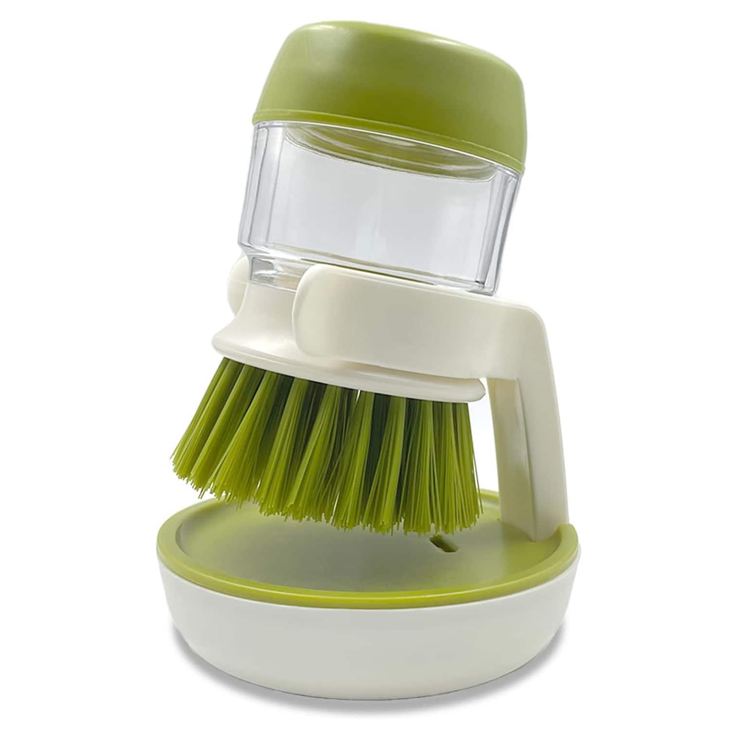 Giantpower - Soap Dispenser Palm Dish Brush with Storage Bracket