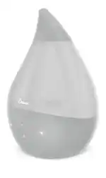 CRANE - 1 Gal. Drop Cool Mist Humidifier with Sound Machine - Gray - Front_Zoom