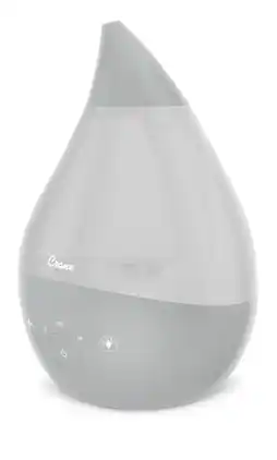 CRANE - 1 Gal. Drop Cool Mist Humidifier with Sound Machine - Gray