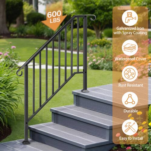 600 LBS Galvanized Iron with Spray Coating Waterproof Cover Rust Resistant Durable Easy to Install