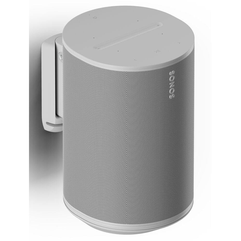 Alt View 4. Flexson - FLEXSON Wall Mount with Corner Piece for Sonos Era 100 Speaker (White, Pair) - "NA".
