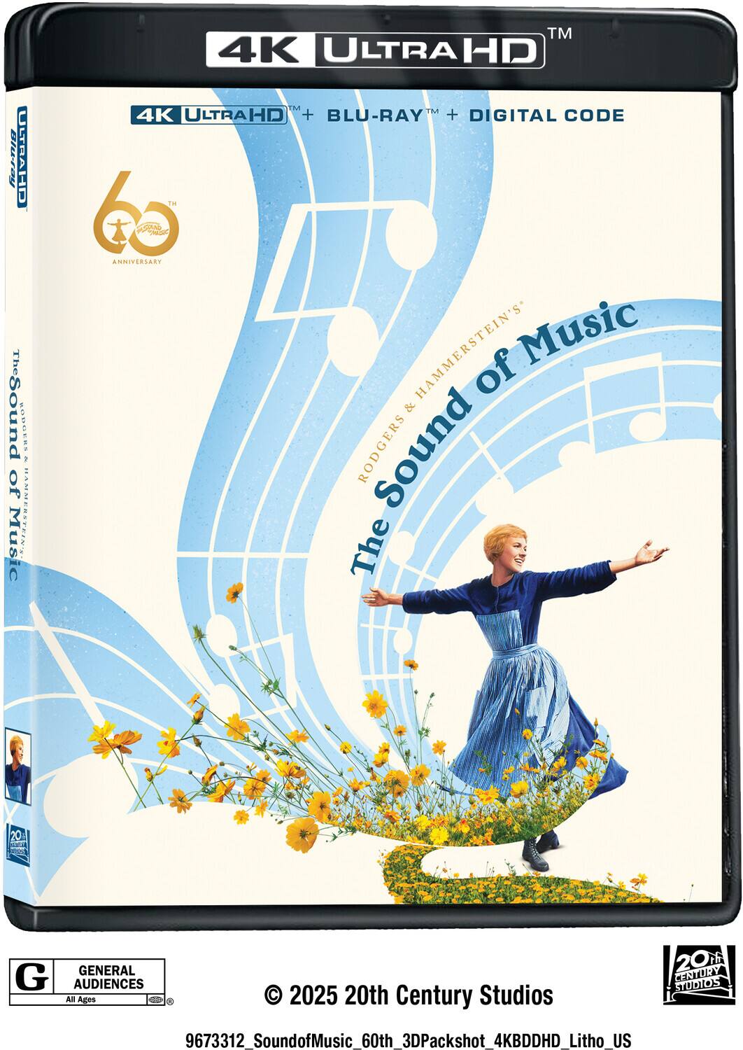 Alt View 1. The Sound of Music (60th Anniversary)   - 4K Blu-Ray.