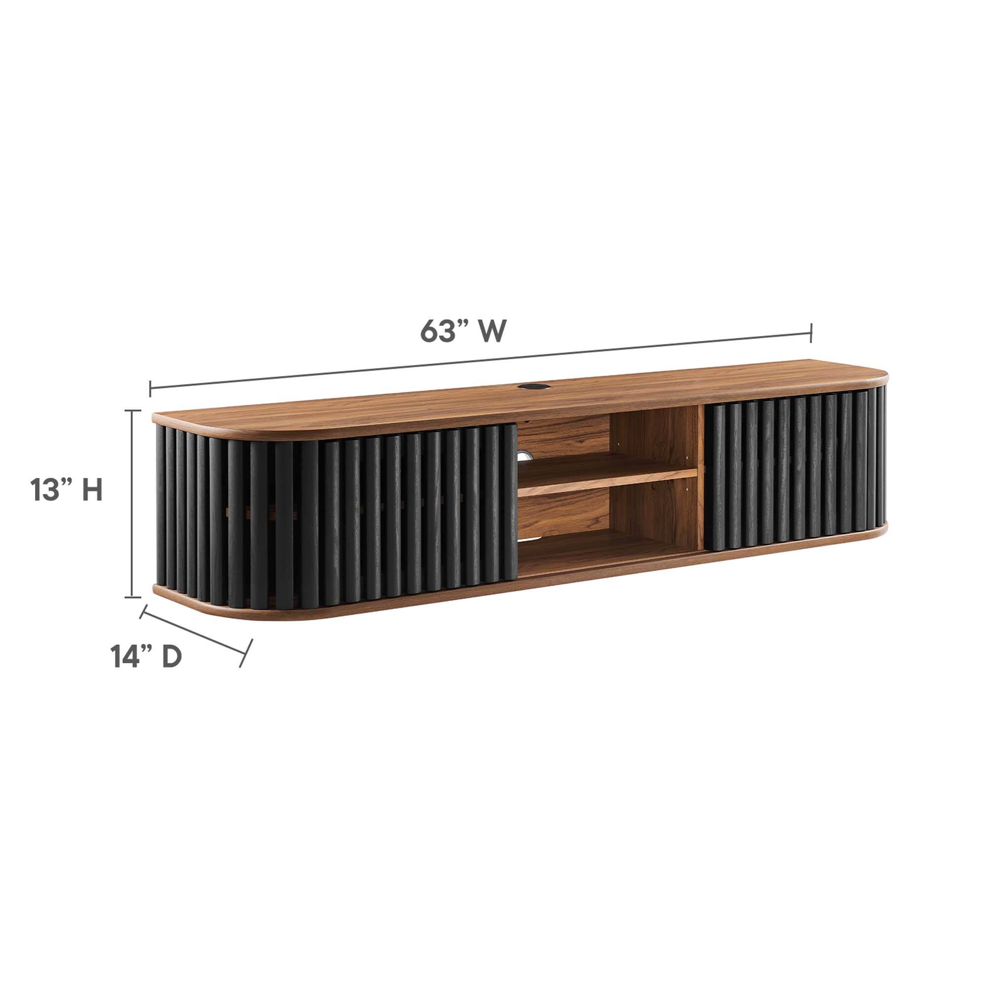 63" W  
13" H  
14" D