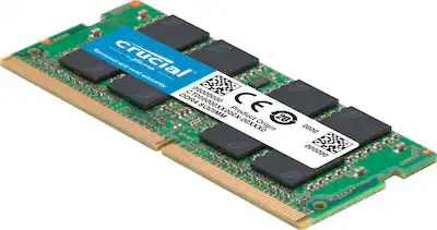 Crucial 16GB Kit (2x8GB) DDR4 3200MHz C22 SODIMM Laptop Memory Kit