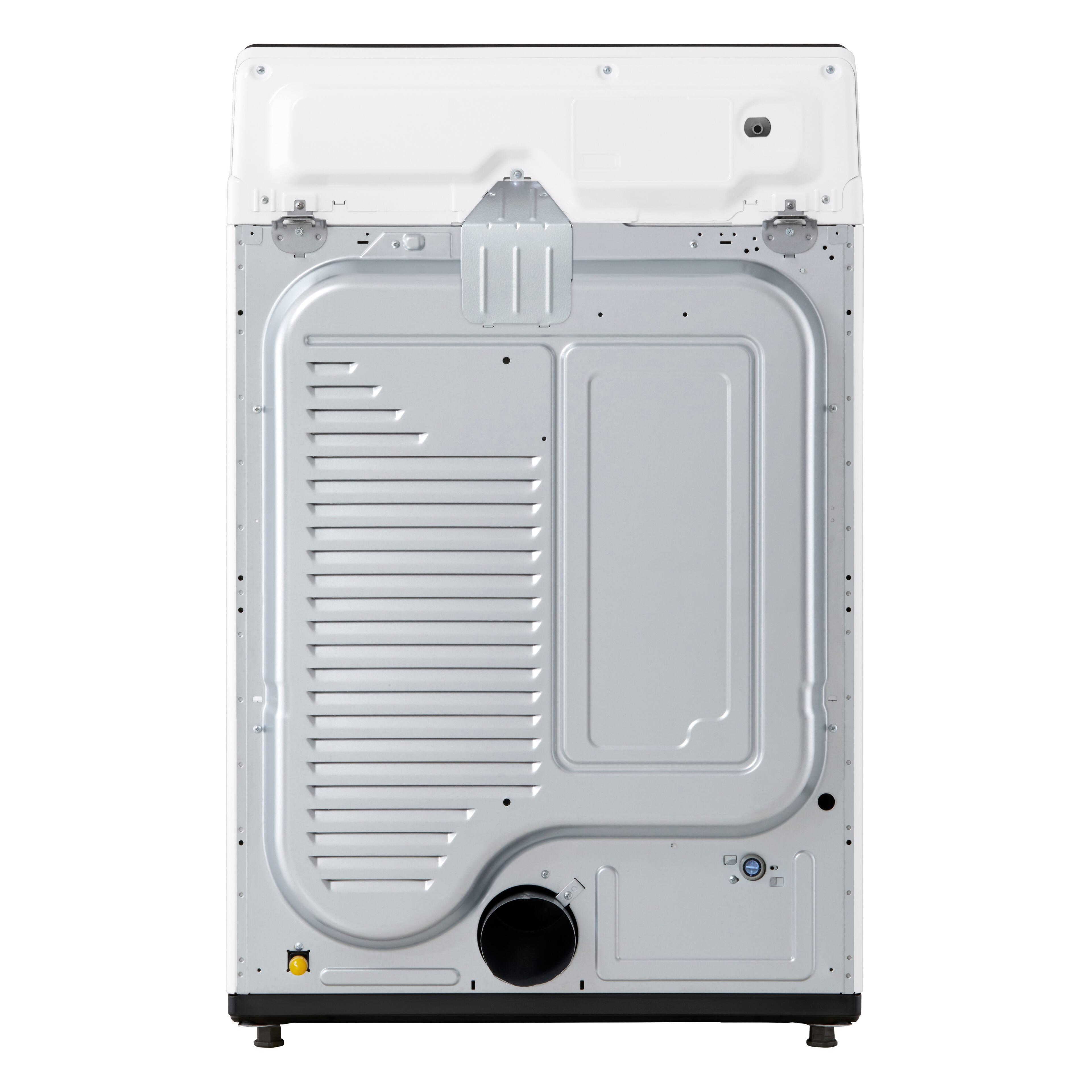 Alt View 12. LG - 7.3 Cu. Ft. Smart Gas Dryer with Steam and EasyLoad Door - Alpine White.