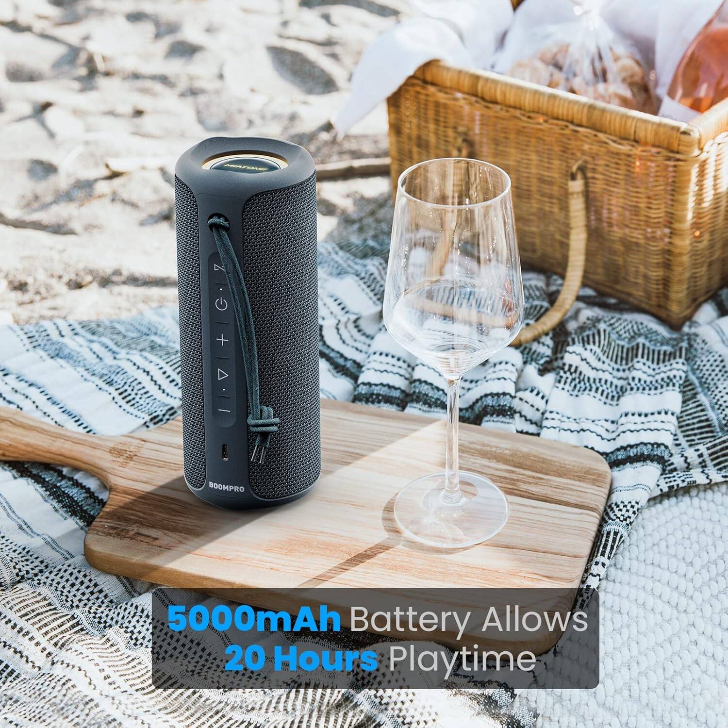 5000mAh Battery Allows 20 Hours Playtime