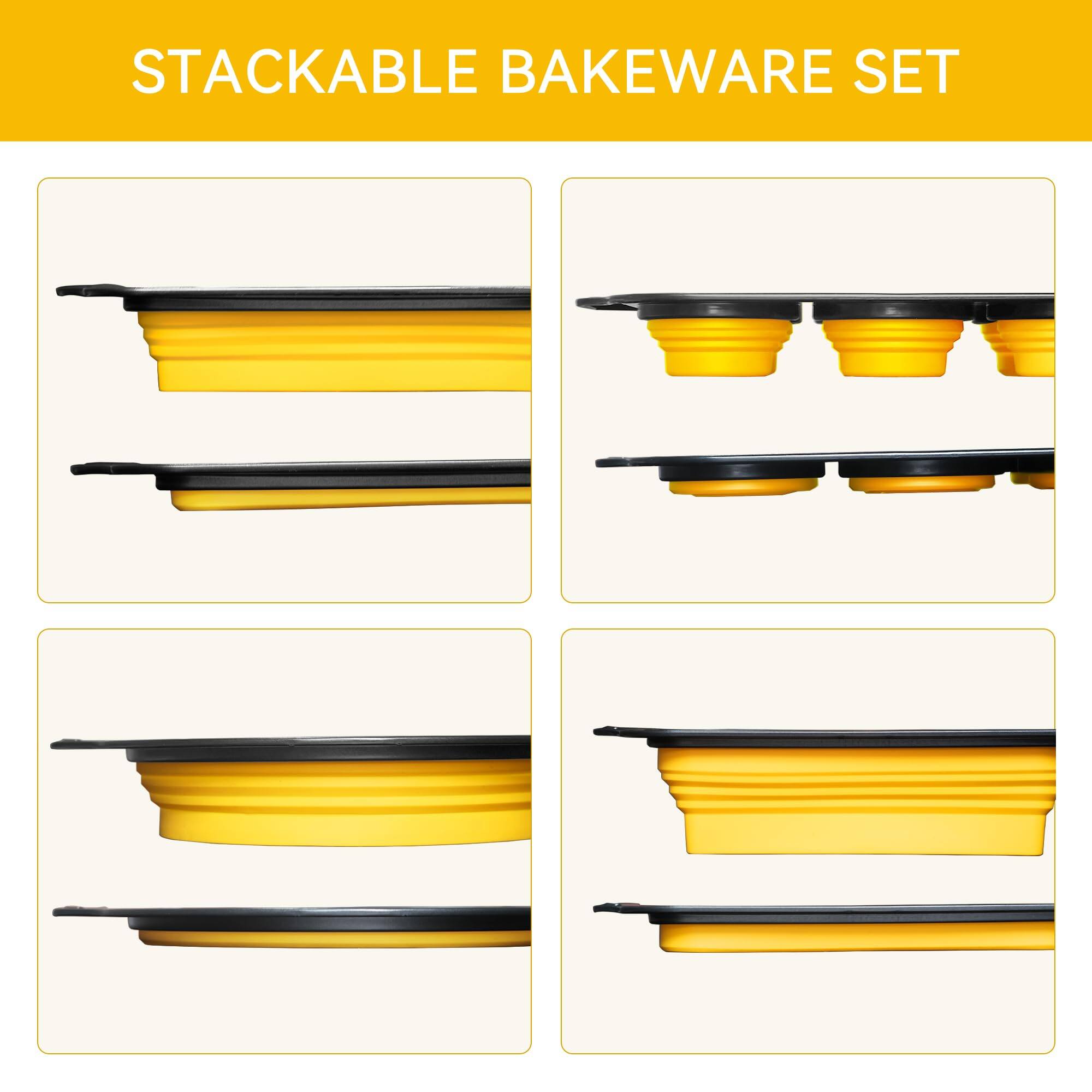STACKABLE BAKEWARE SET