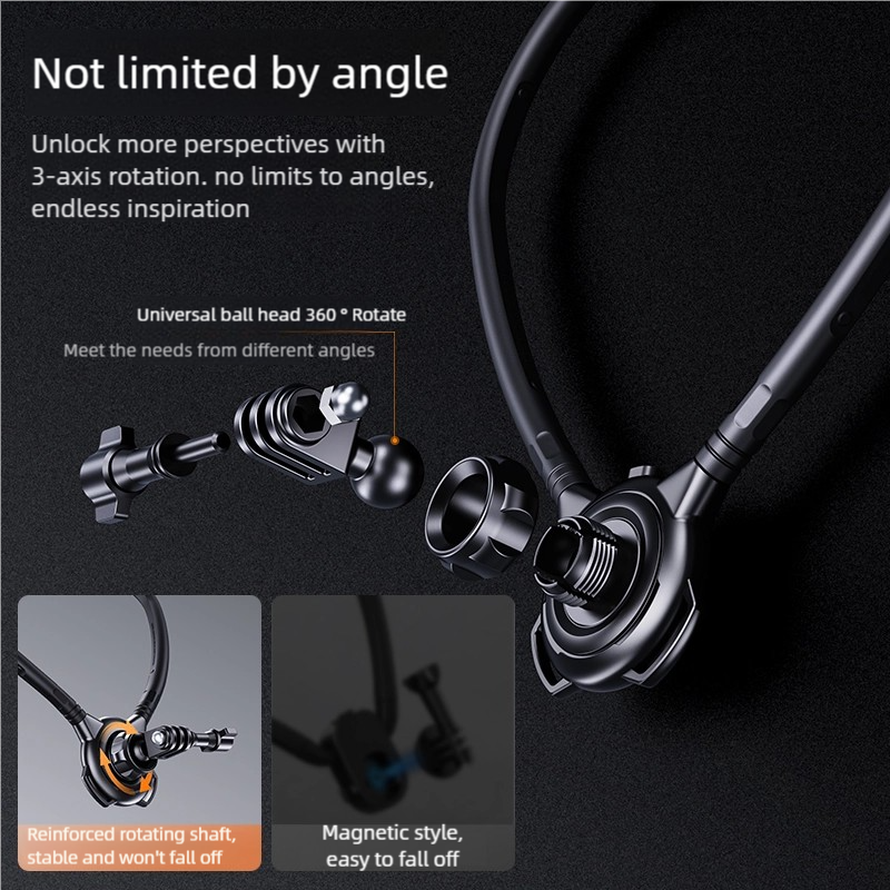 Not limited by angle

Unlock more perspectives with 3-axis rotation. No limits to angles, endless inspiration

Universal ball head 360° Rotate
Meet the needs from different angles

Reinforced rotating shaft, stable and won't fall off

Magnetic style, easy to fall off