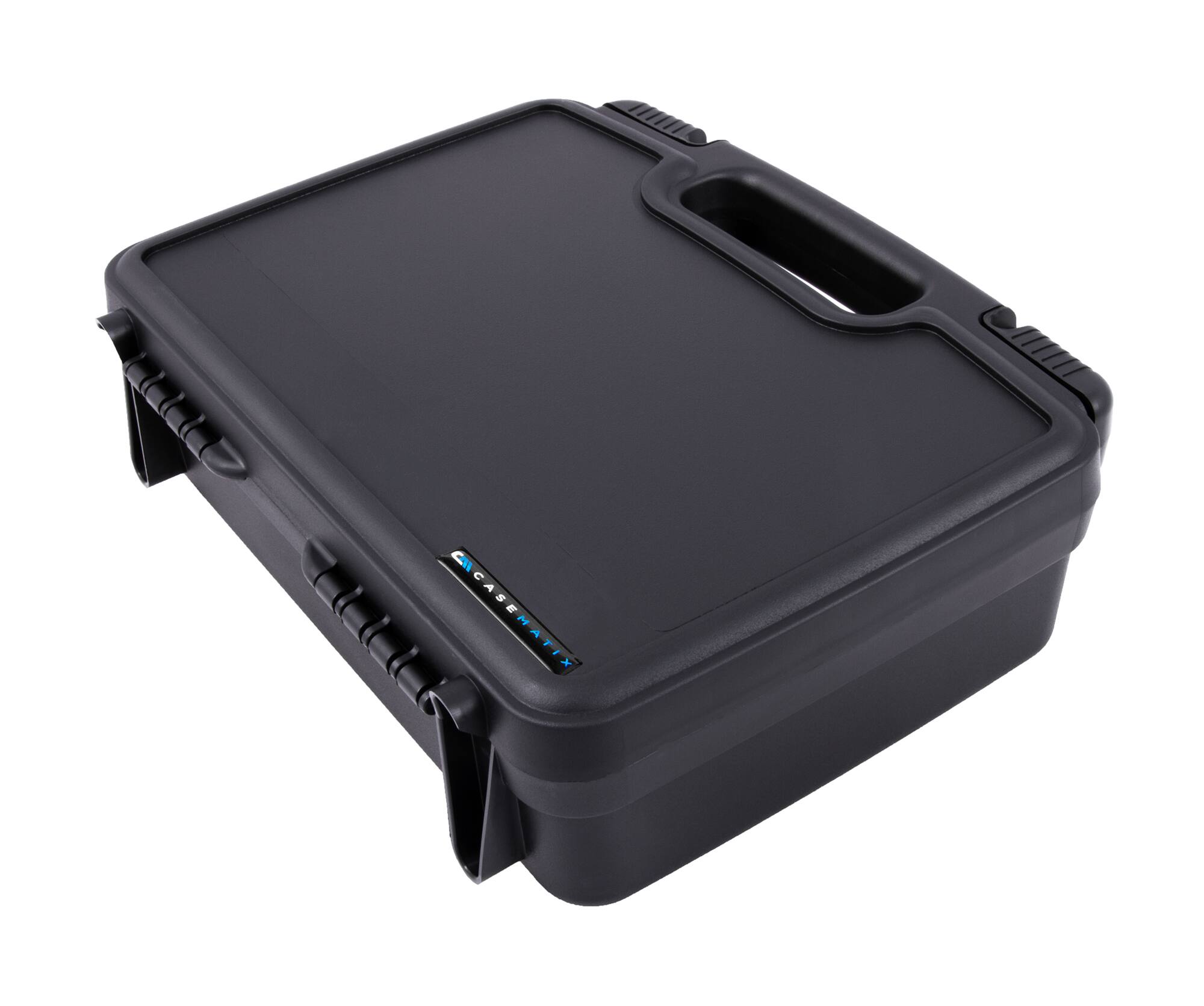 Alt View 2. CASEMATIX - Electronics Carrying Case fits MakeID P31S Portable Industrial Label Printer and Label Tape Cartridges.
