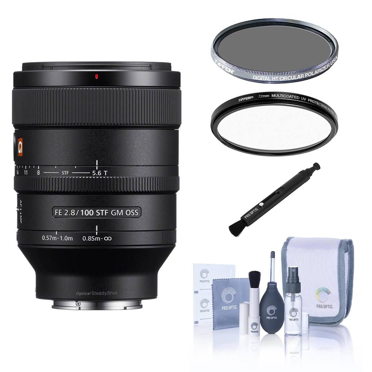 LFFEN Us DIGITAL HT CIRCULAR POLARIZER POL 72mm MULTICOATED T UV PROTECTION PETE  
11 8 STF 5.6 T -- FE 2.8/100 STF GM OSS  
0.57m-1.0m 0.85m-∞  
PRO OPTIC OpticalSteadyShot Optical PROGPIE PRO OPTIC PRO OPTIC  
SIE N
