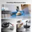 OmniGrip Mechanical Arm is a product that has been certified by TUVRheinland, and it is designed to move, clean, and leave no trace behind. It is a home helper that can recognize and organize, and it features dual cameras with multiple views.